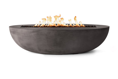 PyroMania Oasis 66" x 30" Charcoal Finish Natural Gas Fire Pit Bowl