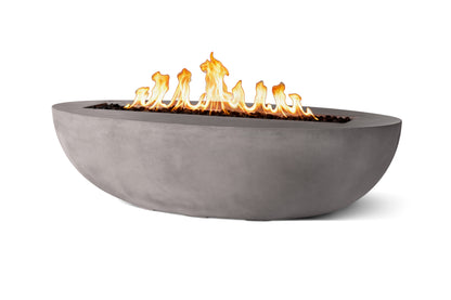 PyroMania Oasis 66" x 30" Slate Grey Finish Natural Gas Fire Pit Bowl