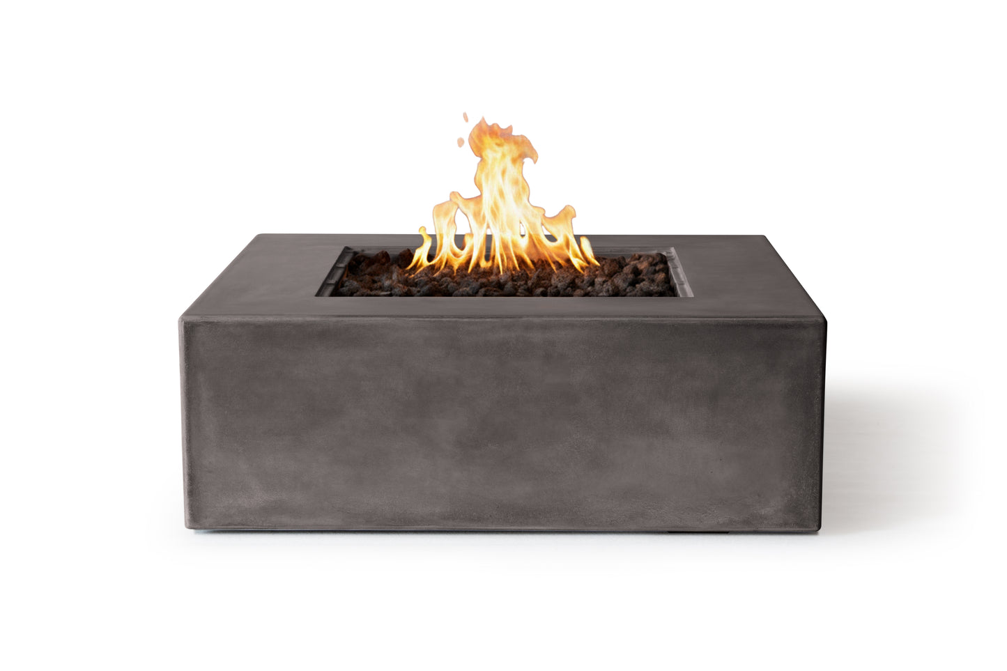 PyroMania Otto 42" x 42" Charcoal Finish Liquid Propane Square Fire Pit Table