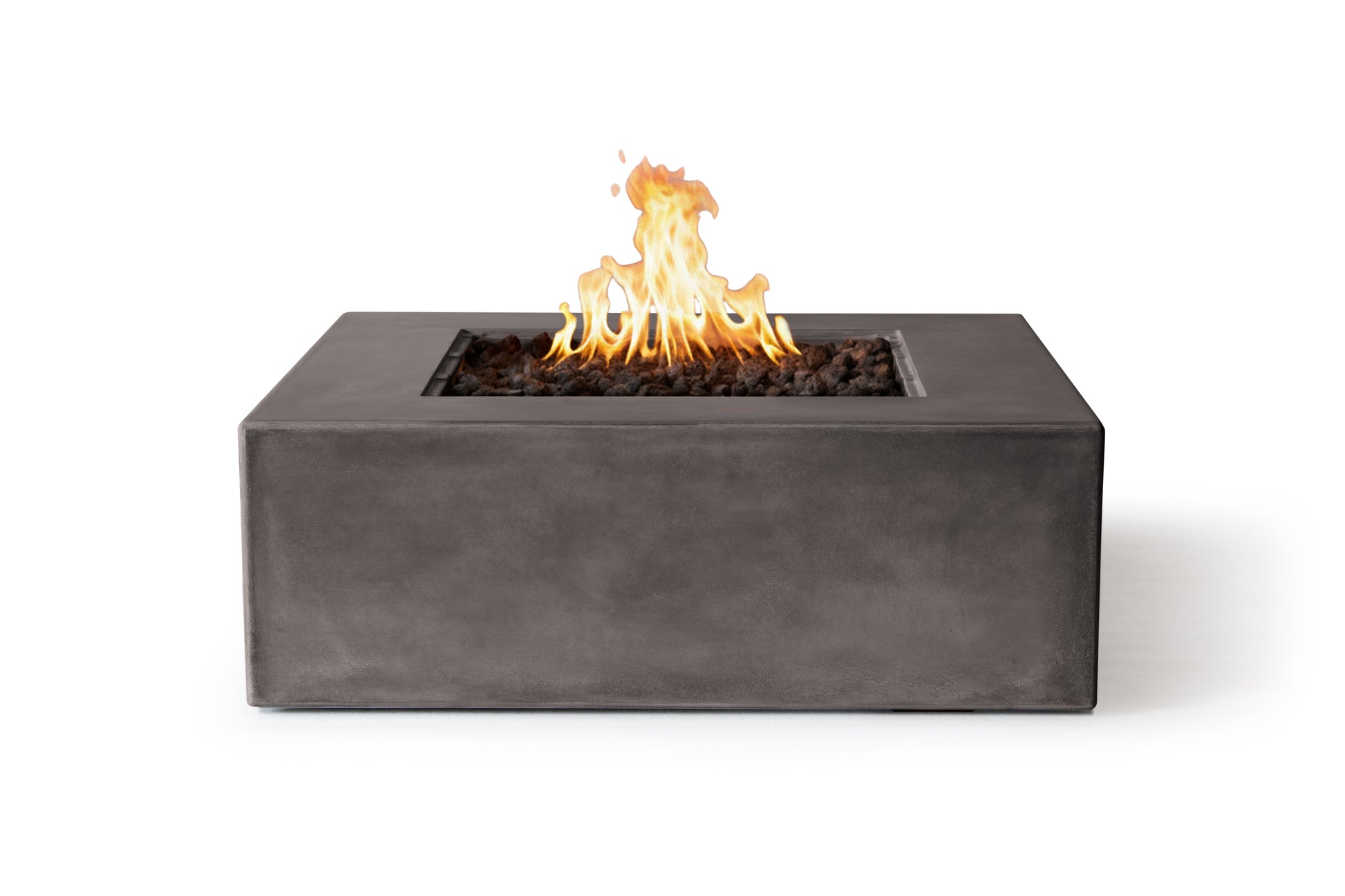 PyroMania Otto 42" x 42" Charcoal Finish Liquid Propane Square Fire Pit Table