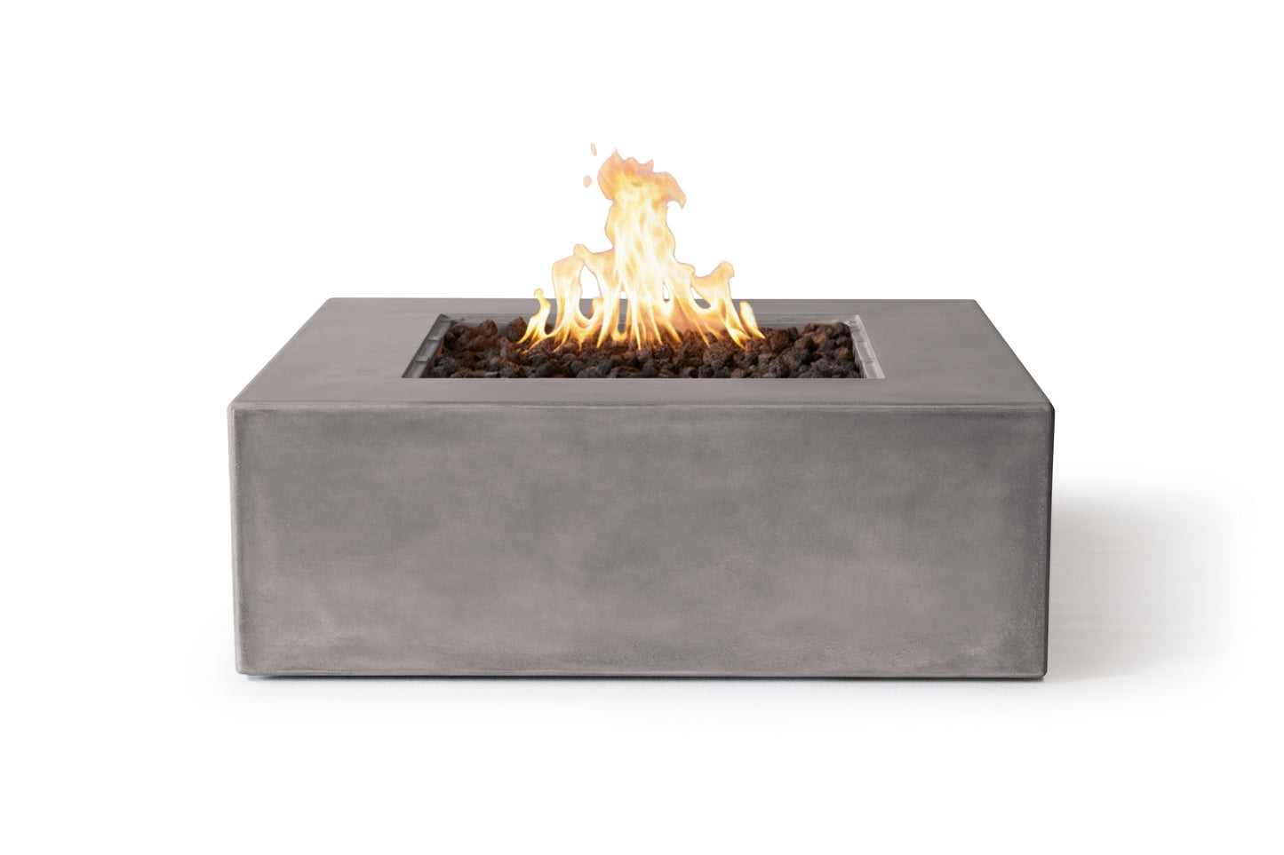 PyroMania Otto 42" x 42" Slate Grey Finish Liquid Propane Square Fire Pit Table