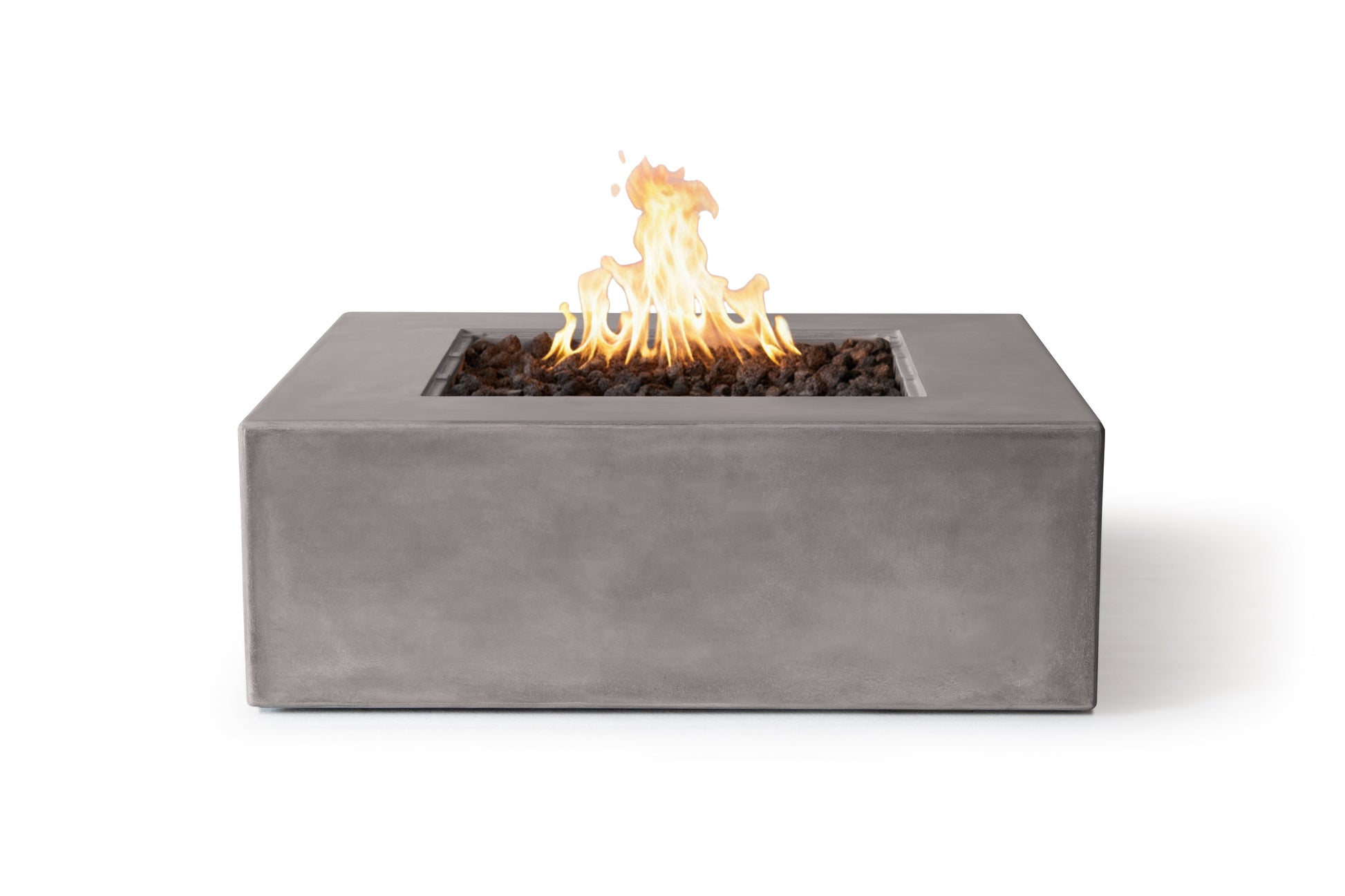 PyroMania Otto 42" x 42" Slate Grey Finish Liquid Propane Square Fire Pit Table