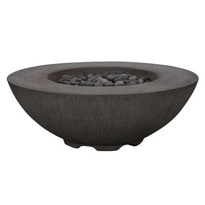 PyroMania Shangri-La 41" Charcoal Finish Natural Gas Outdoor Round Fire Pit Bowl