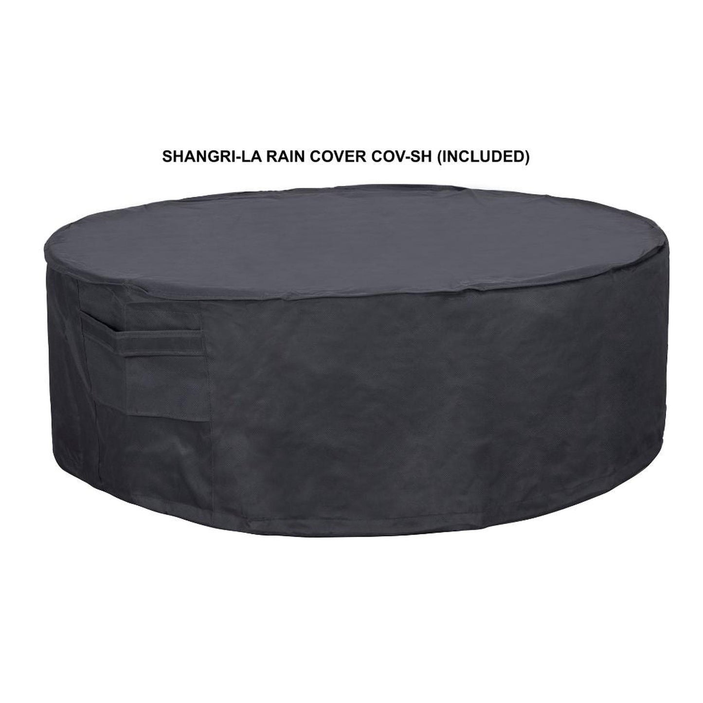 PyroMania Shangri-La 41" Charcoal Round Propane Gas Outdoor Fire Pit Table