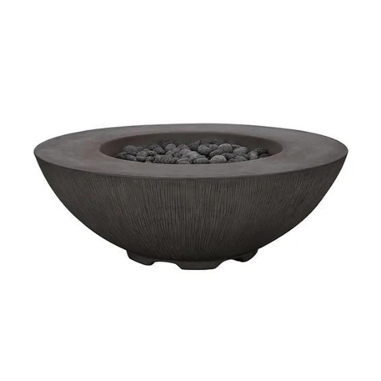 PyroMania Shangri-La 41" Charcoal Round Propane Gas Outdoor Fire Pit Table