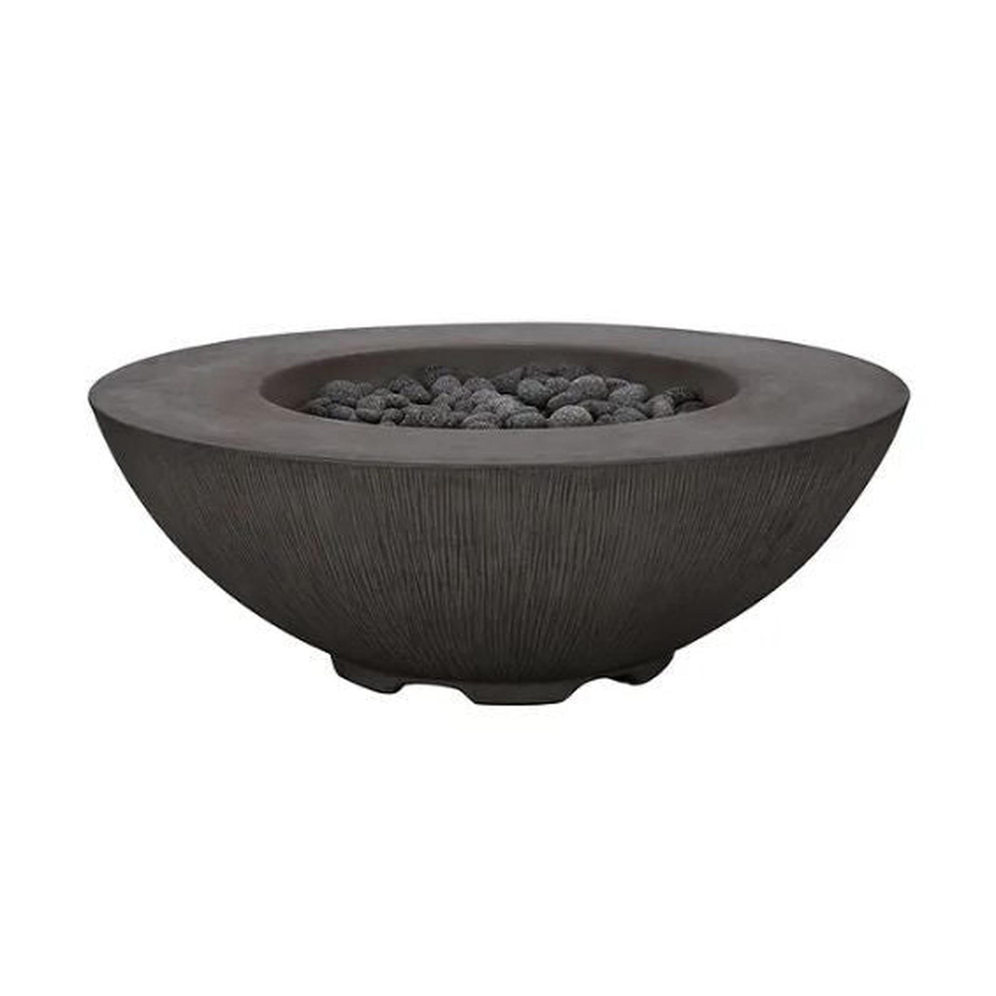 PyroMania Shangri-La 41" Charcoal Round Propane Gas Outdoor Fire Pit Table