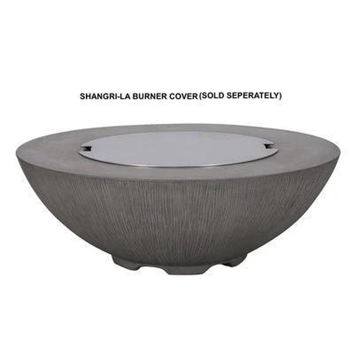PyroMania Shangri-La 41" Slate Gray Finish Natural Gas Outdoor Round Fire Pit Bowl
