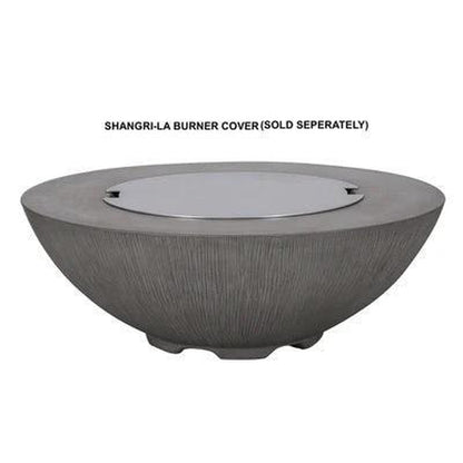 PyroMania Shangri-La 41" Slate Gray Finish Natural Gas Outdoor Round Fire Pit Bowl