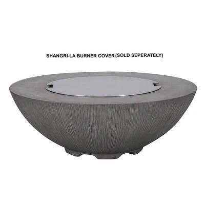 PyroMania Shangri-La 41" Slate Gray Finish Natural Gas Outdoor Round Fire Pit Bowl