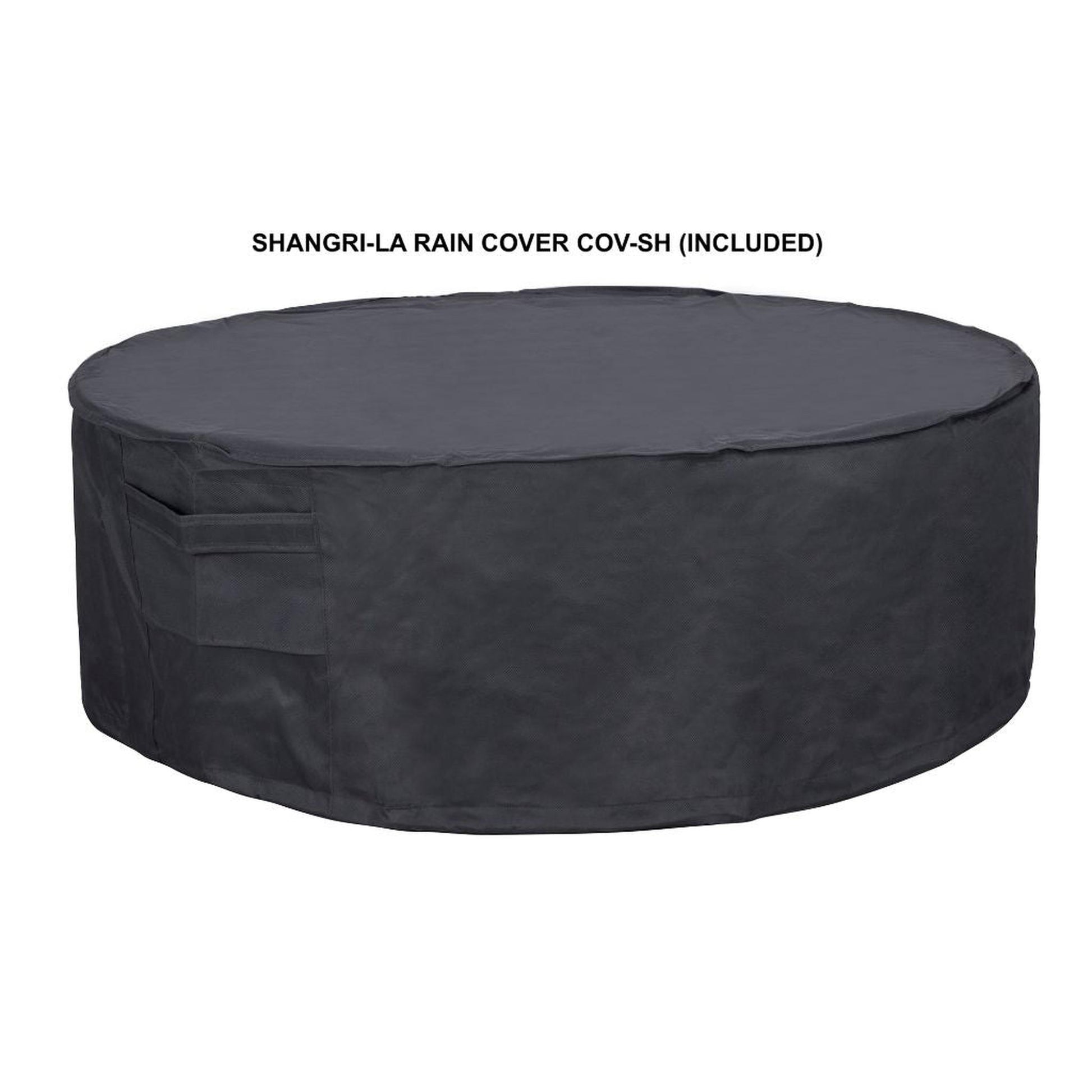 PyroMania Shangri-La 41" Slate Round Natural Gas Outdoor Fire Pit Table