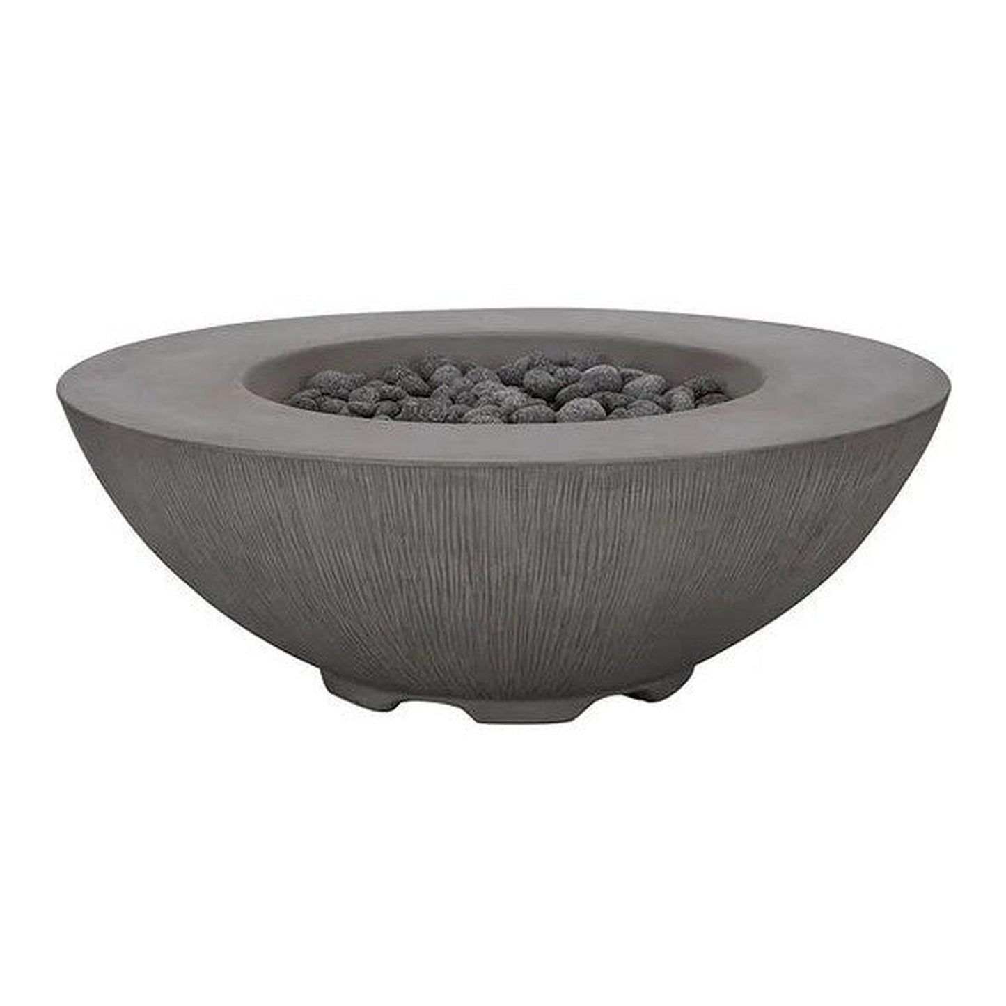 PyroMania Shangri-La 41" Slate Round Natural Gas Outdoor Fire Pit Table