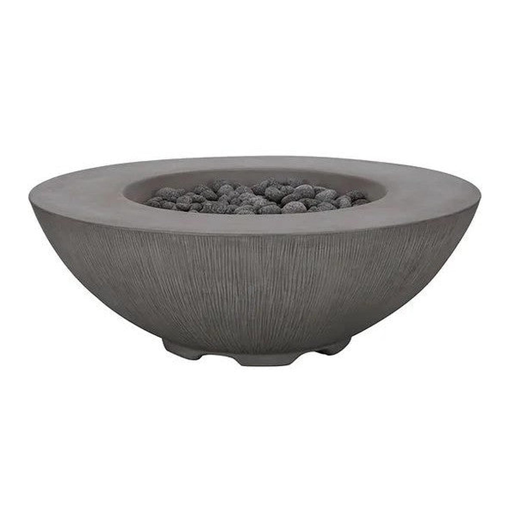 PyroMania Shangri-La 41" Slate Round Natural Gas Outdoor Fire Pit Table