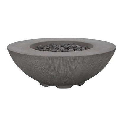 PyroMania Shangri-La 41" Slate Round Natural Gas Outdoor Fire Pit Table
