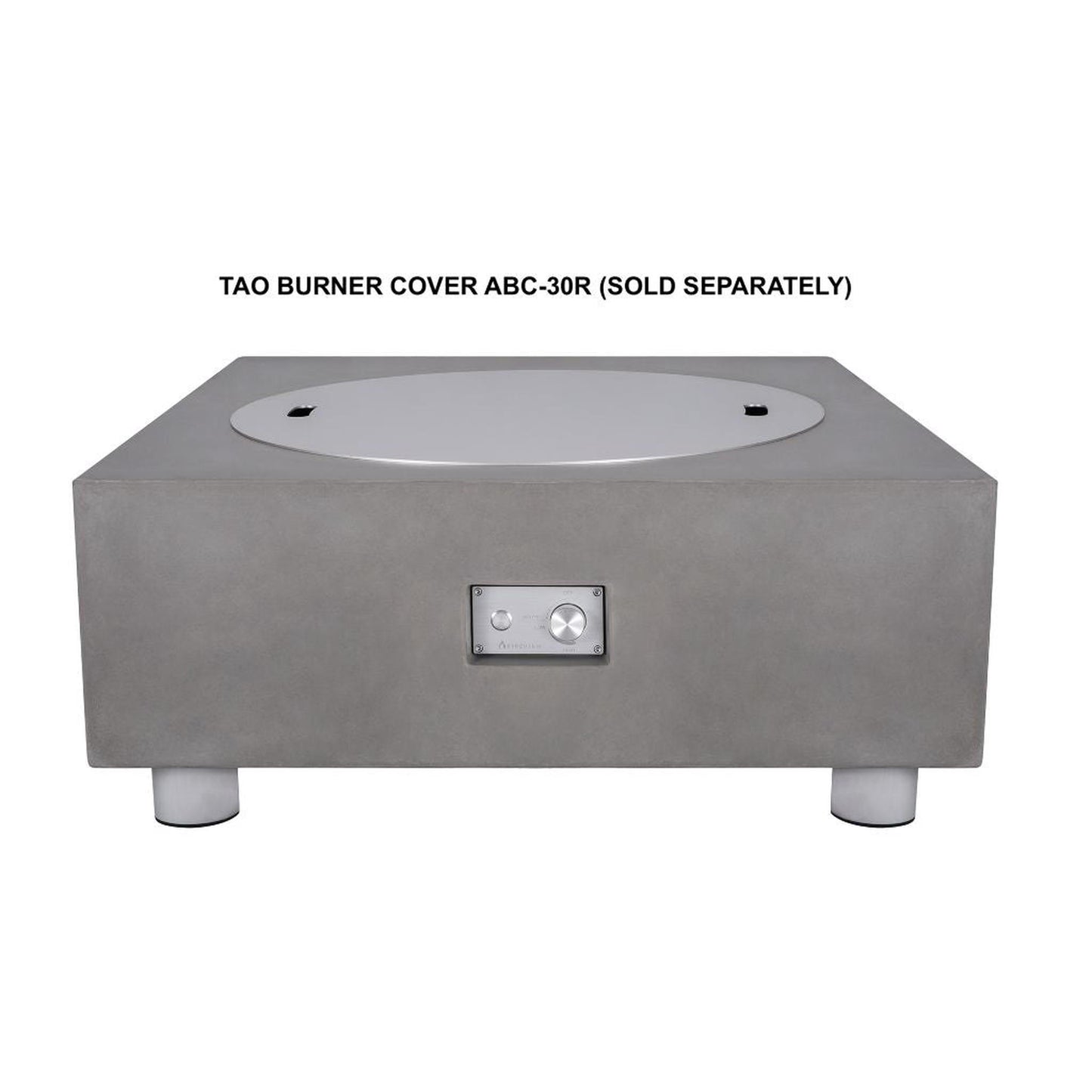 PyroMania Tao 41" Rectangular Charcoal Outdoor Propane Gas Fire Pit Table
