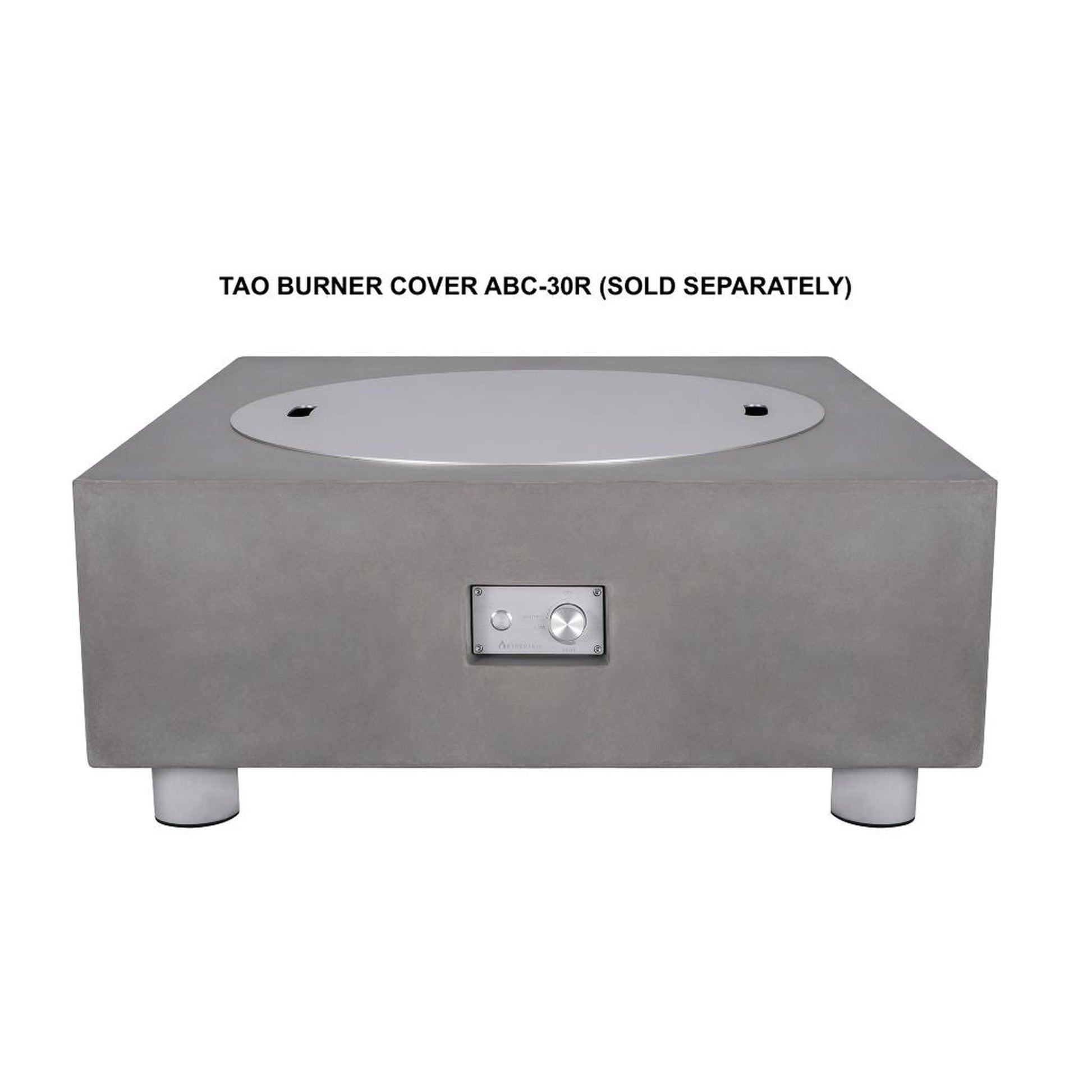 PyroMania Tao 41" Rectangular Charcoal Outdoor Propane Gas Fire Pit Table