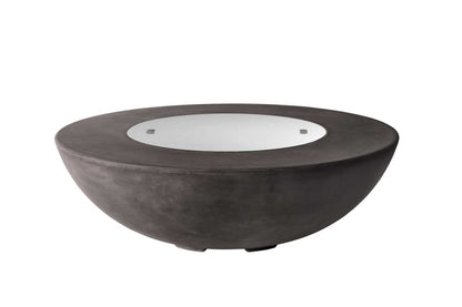 PyroMania Vessel 54" Charcoal Finish Natural Gas Fire Pit Bowl