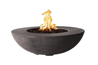 PyroMania Vessel 54" Charcoal Finish Natural Gas Fire Pit Bowl