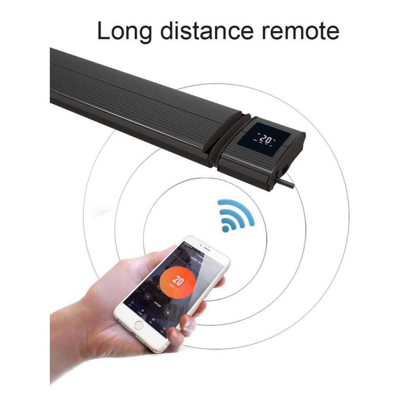 RADtec E-Series 63" WiFi Smart Controlled Infrared Radiant Heater