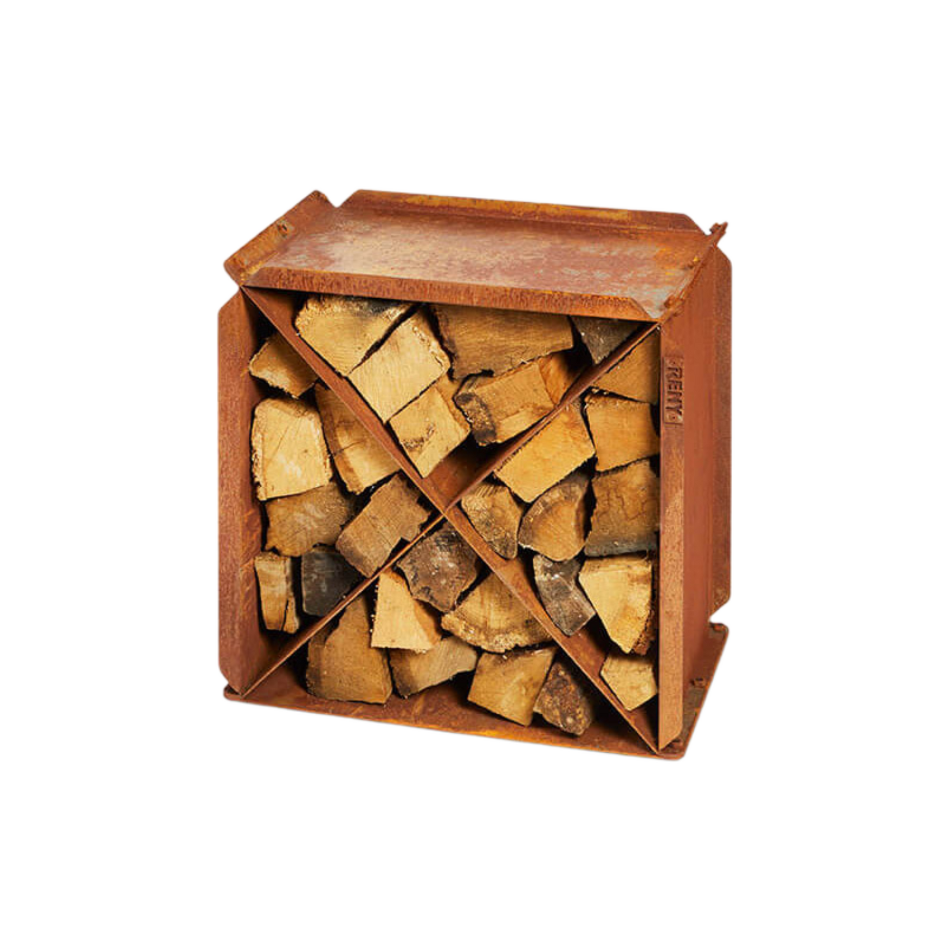 RB73 BloX 2mm CorTen Steel Wood Storage