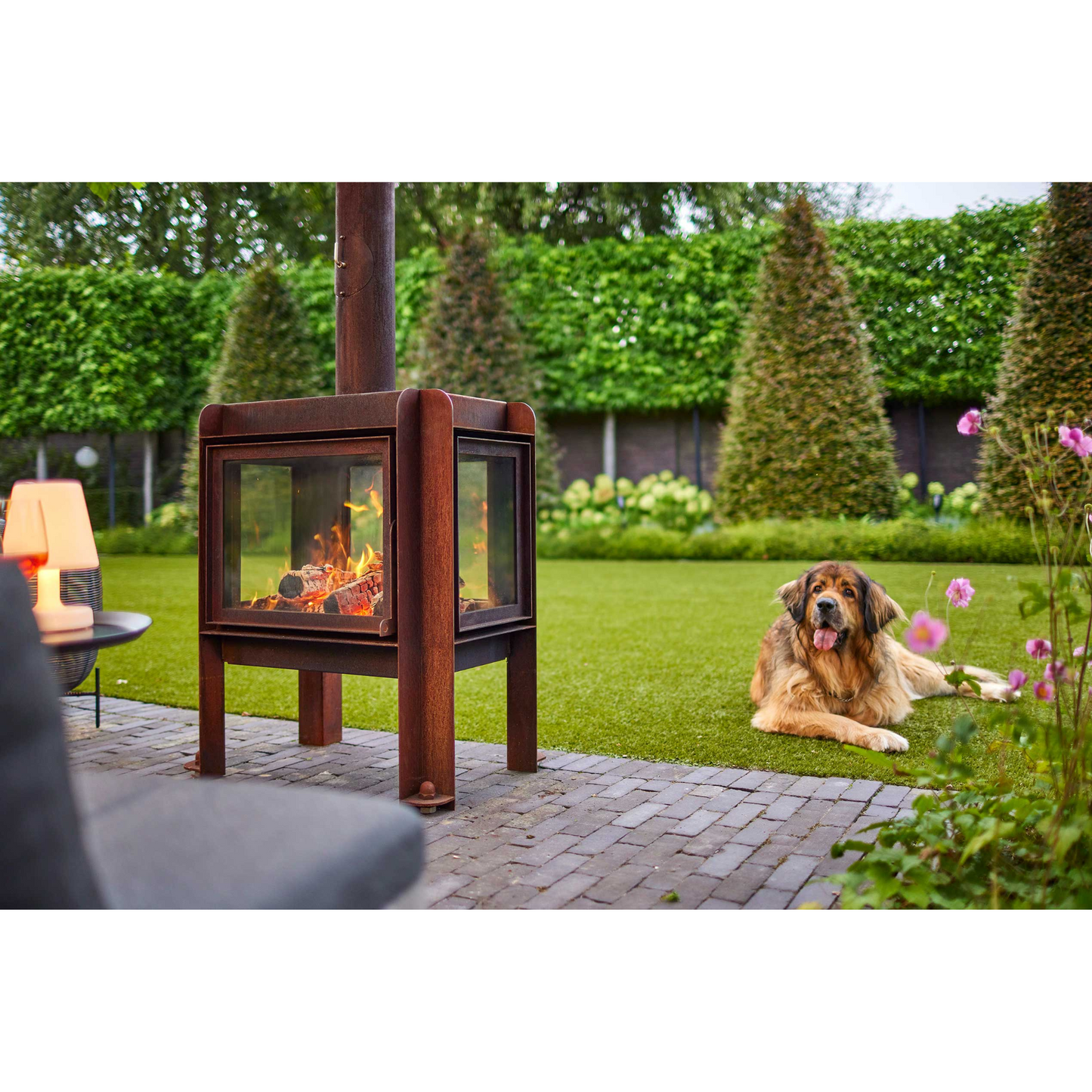 RB73 Fennek 80 4-Sided Glass Fireplace