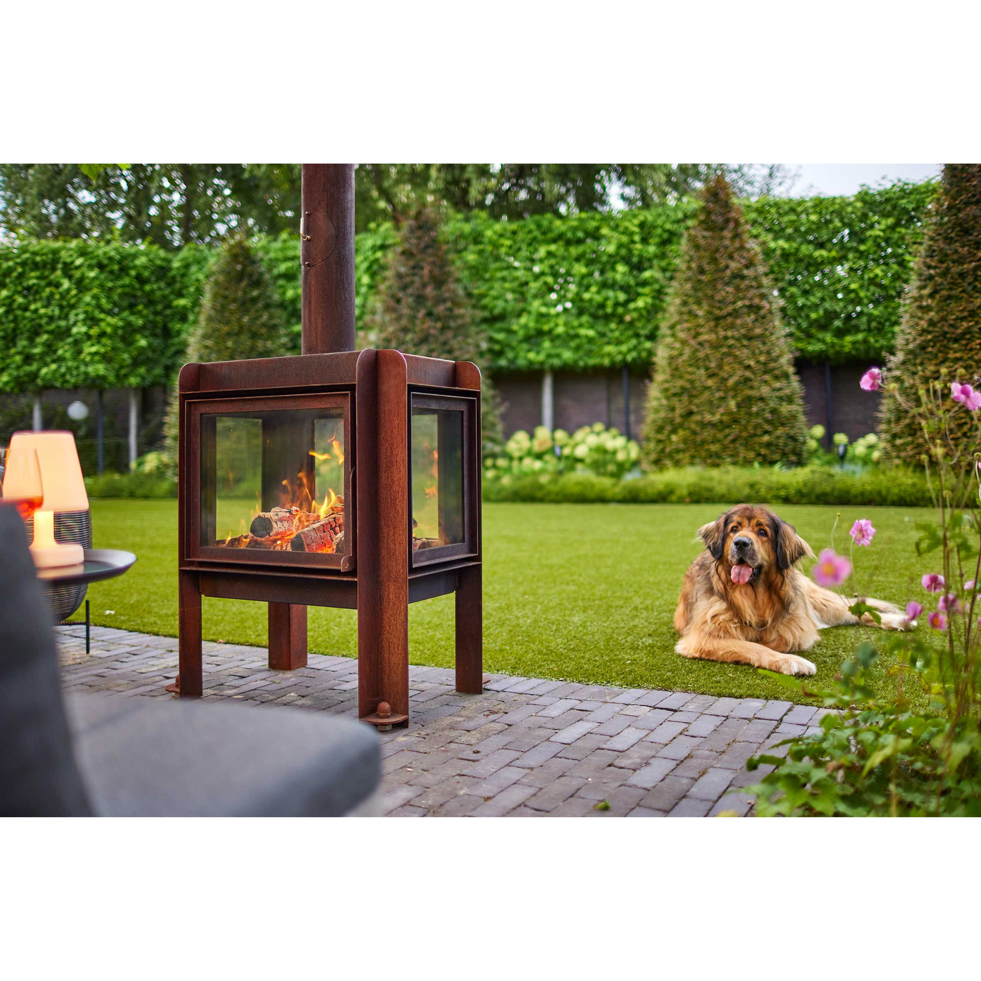 RB73 Fennek 80 4-Sided Glass Fireplace