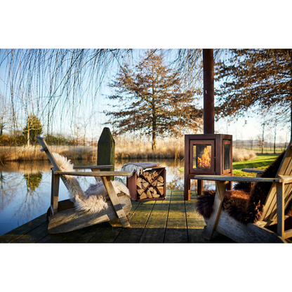 RB73 Quaruba XL 3-Sided Glass Fireplace