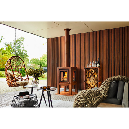 RB73 Quaruba XL 3-Sided Glass Fireplace