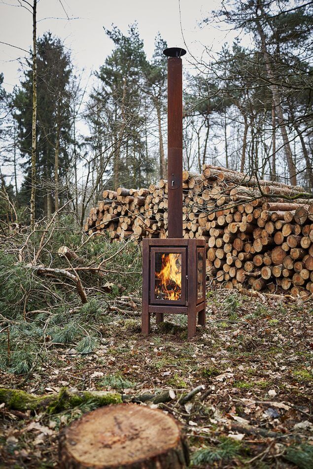 RB73 Quaruba XXL 3-Sided Glass Fireplace