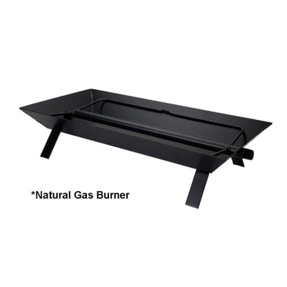 Rasmussen 21" Custom Pan Vented Burner with Strap Legs, Match Lit