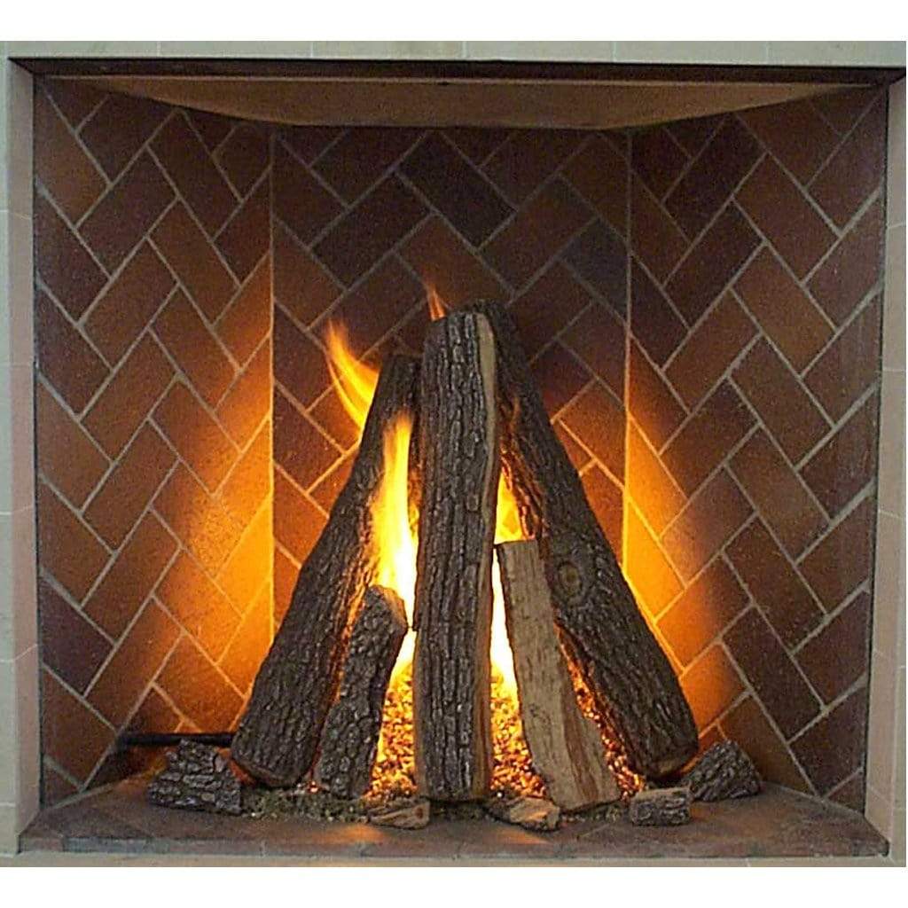 Rasmussen 24" Tipi Vented Gas Log for Rumford Fireplaces