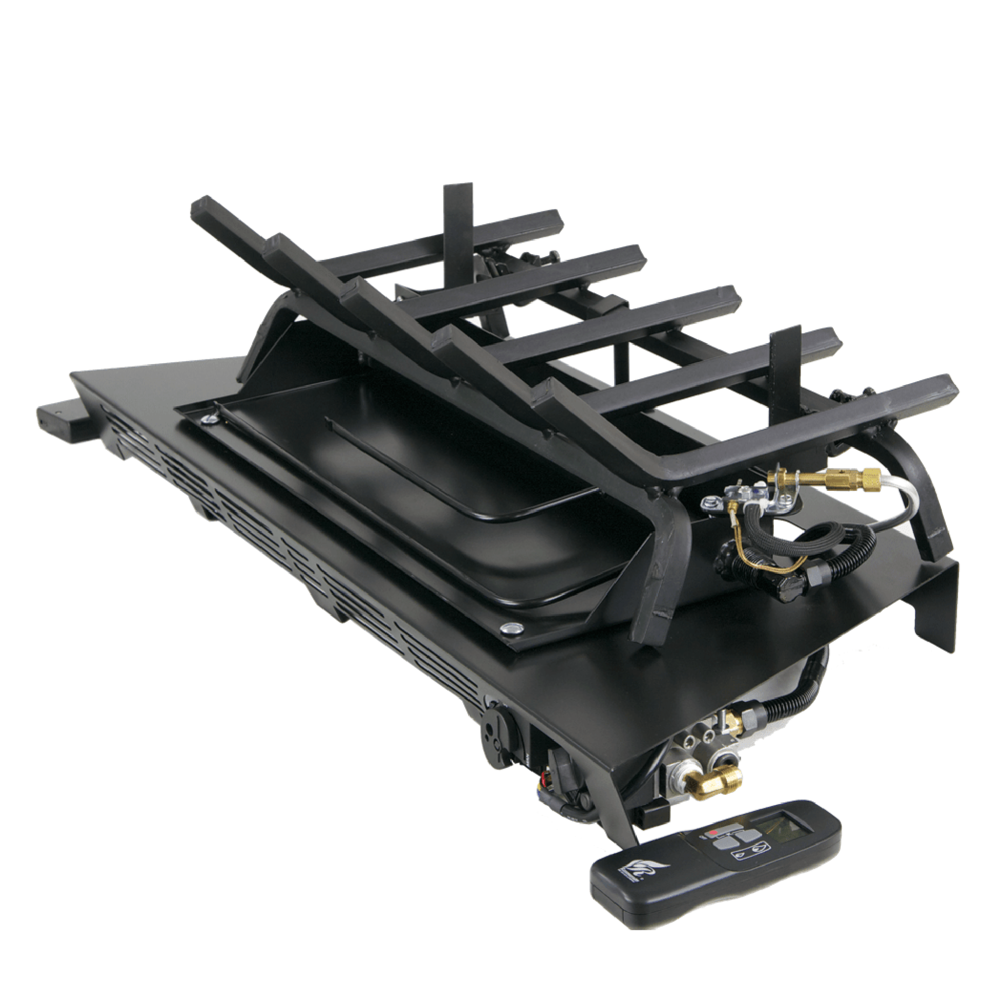 Rasmussen 30" Flaming EmberXTRA Vented Burner with Variable Remote Standing Pilot in Valve Vanisher - Propane