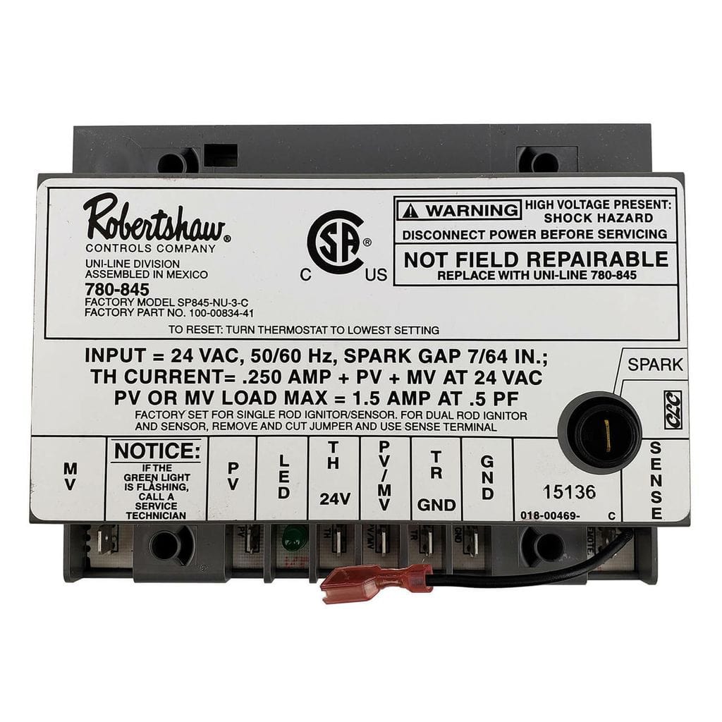 Rasmussen 780-845 Ignition Control Module for EIS Propane Gas Systems - Lockout