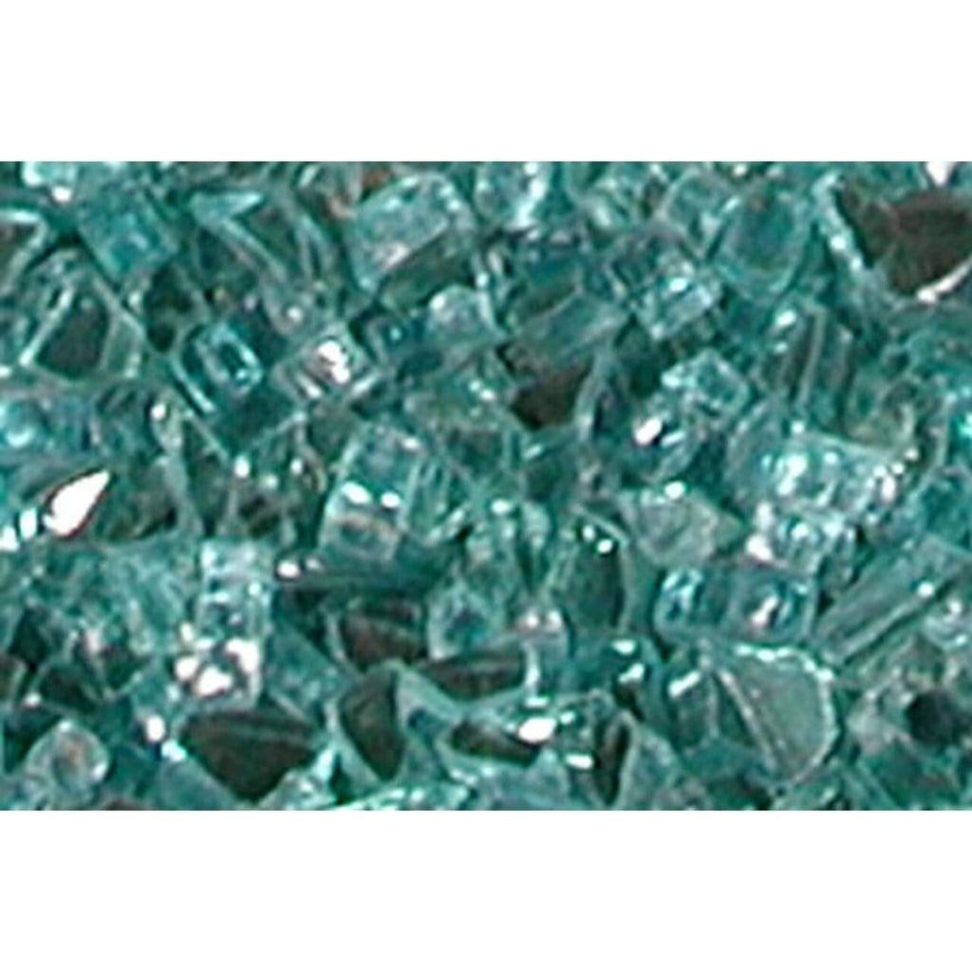 Rasmussen GLX-BG 10lbs Blue Green Fire Glitter Reflective Glass