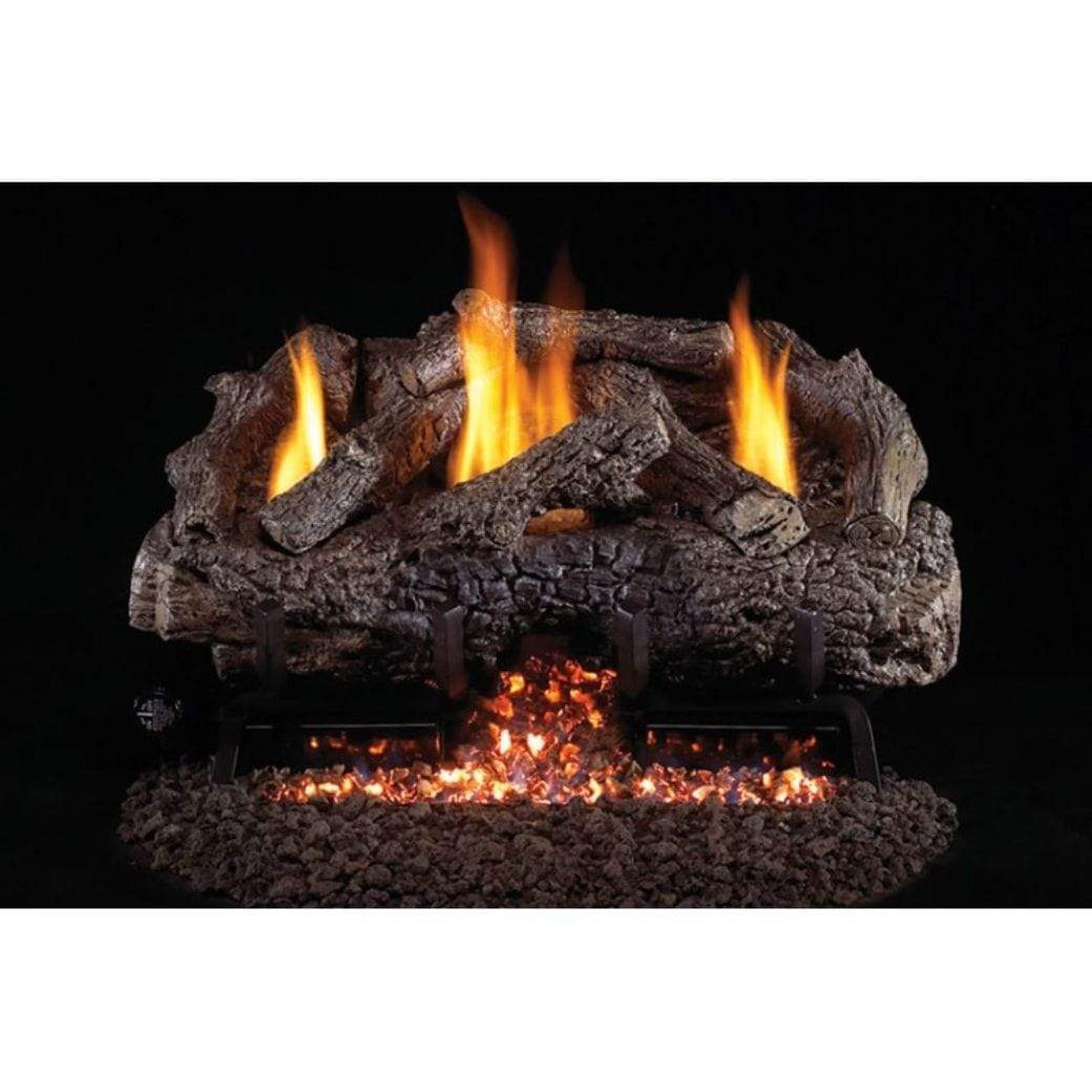 Real Fyre 16/18" Charred Frontier Oak Vent-Free Gas Log Set