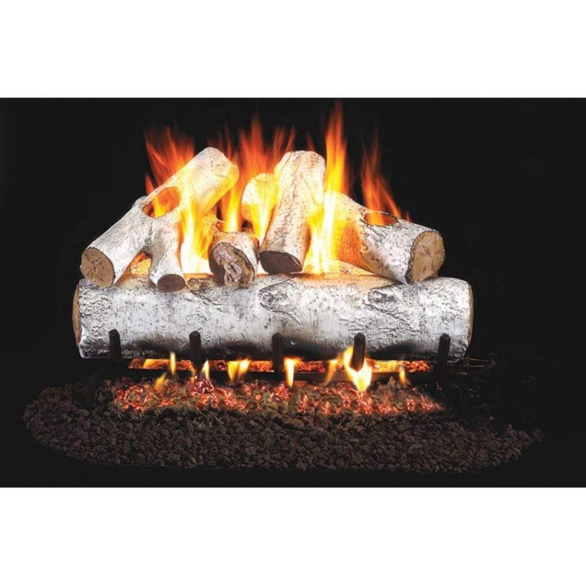 Real Fyre 18" White Birch Vented Gas Log Set