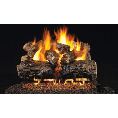 Real Fyre 18/20" Burnt Rustic Oak Gas Log Set