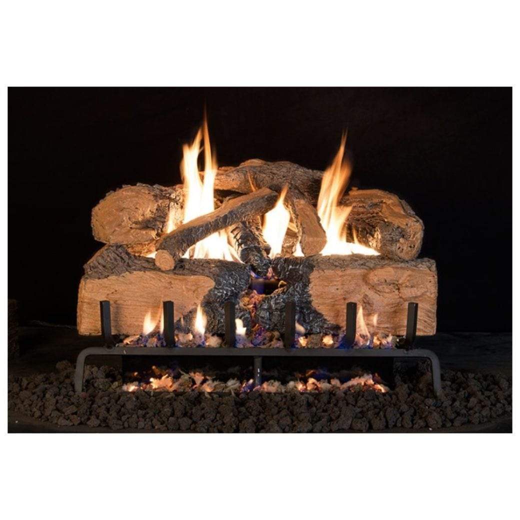 Real Fyre 24" Charred Angel Split Oak Gas Log Set - US Fireplace Store