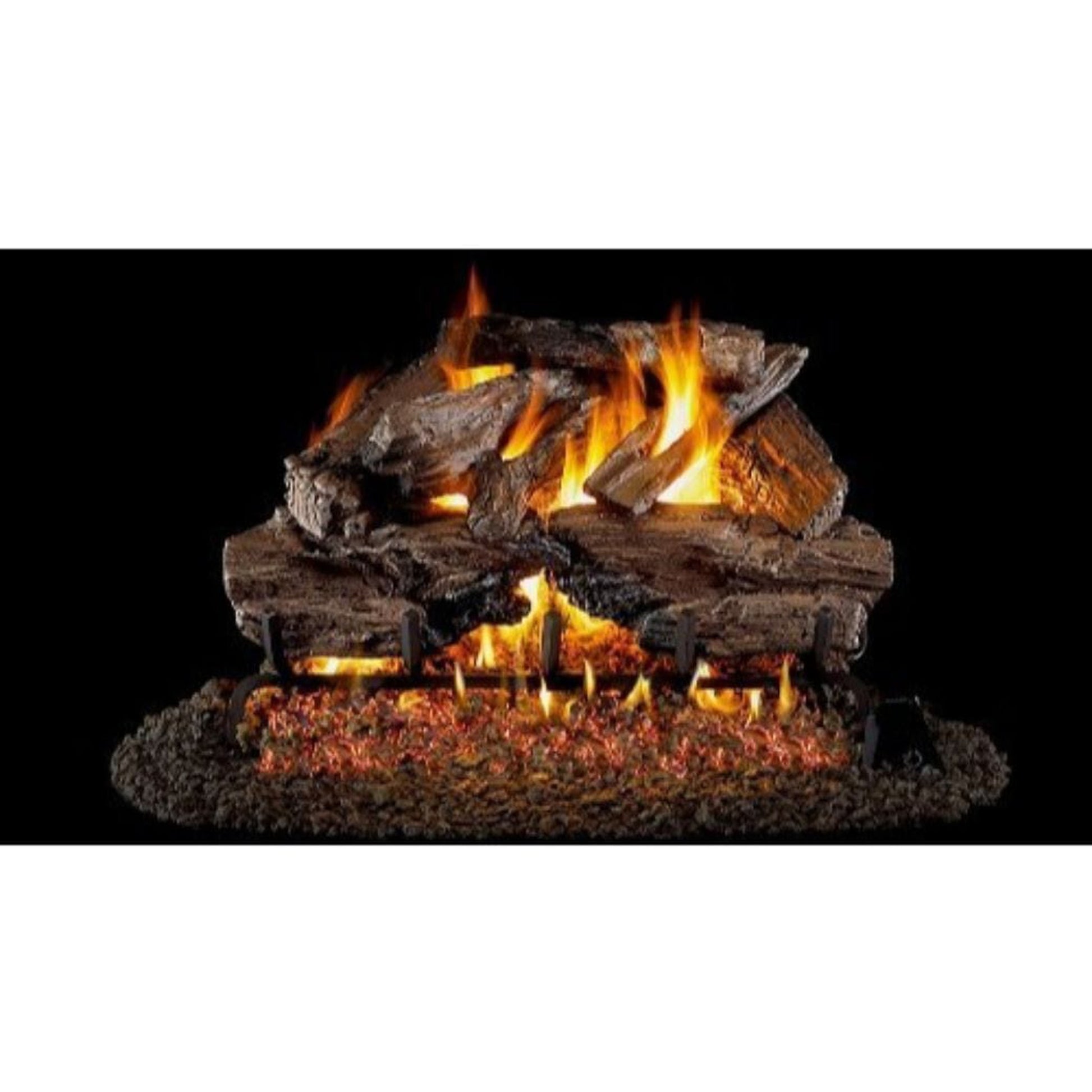 Real Fyre 24" Charred Cedar Vented Gas Log Set