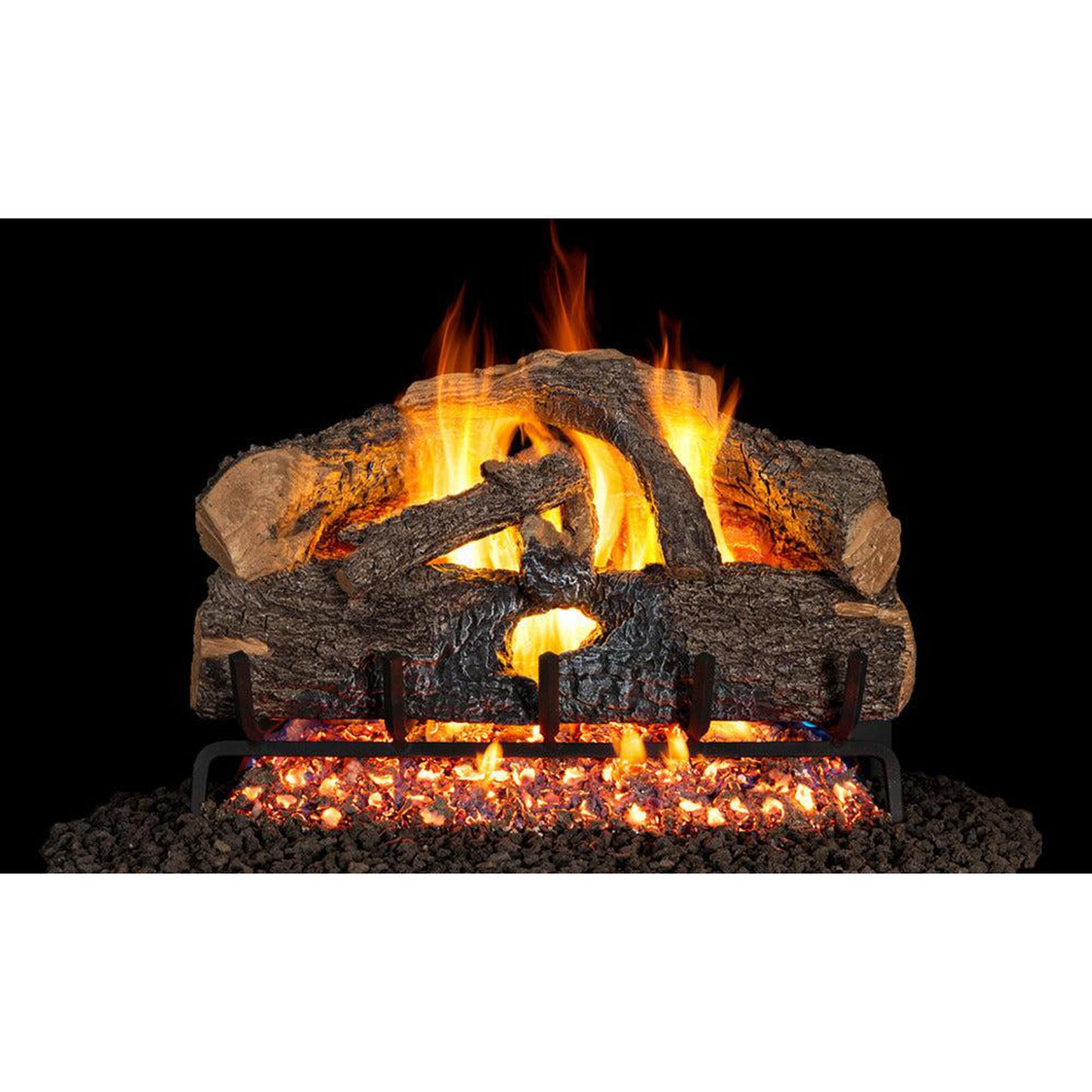 Real Fyre 24" Charred Evergreen Oak Vented Gas Log Set