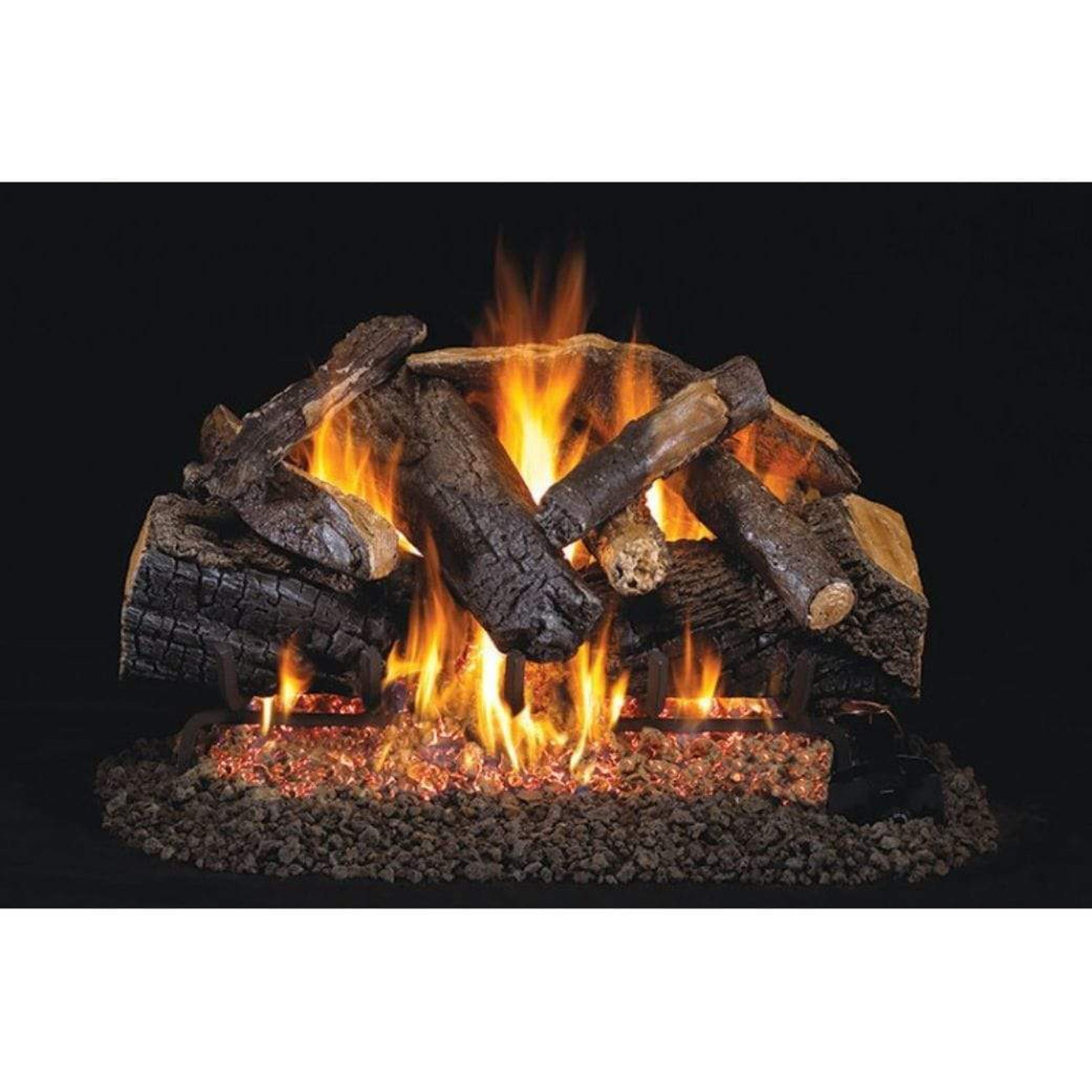 Real Fyre 24" Charred Majestic Oak Vented Gas Log Set