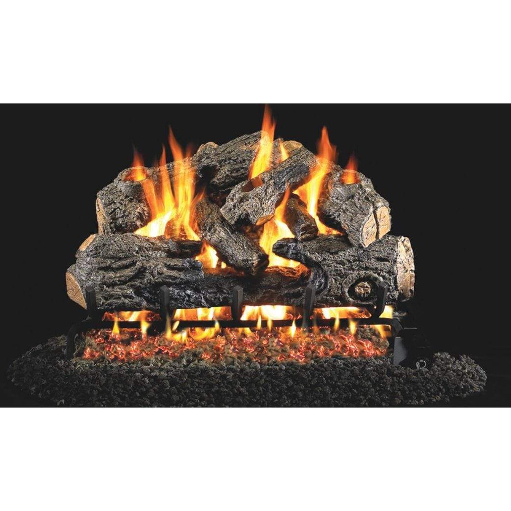Real Fyre 24" Charred Northern Oak Vented Gas Log Set