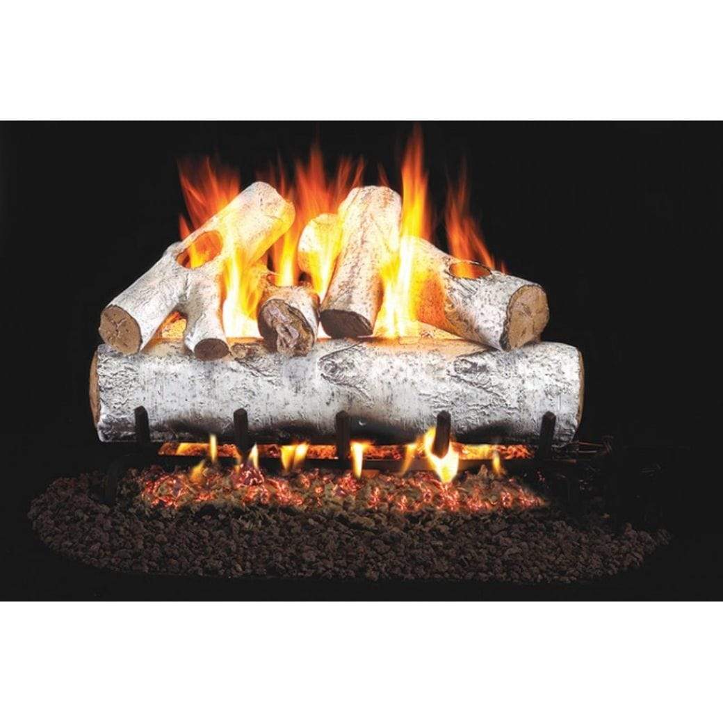 Real Fyre 24" White Birch Gas Log Set - US Fireplace Store