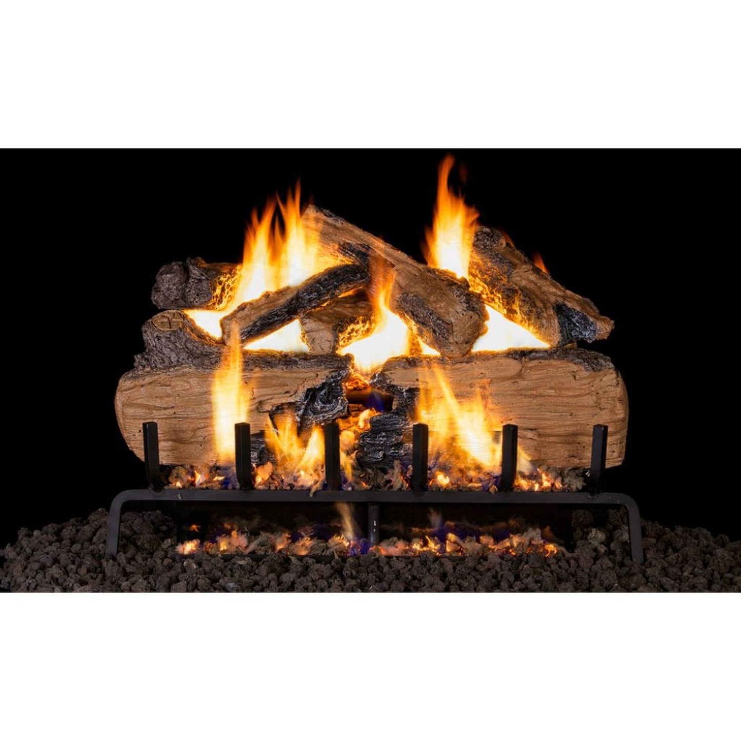 Real Fyre 30" Charred Split Oak Vented Gas Log Set