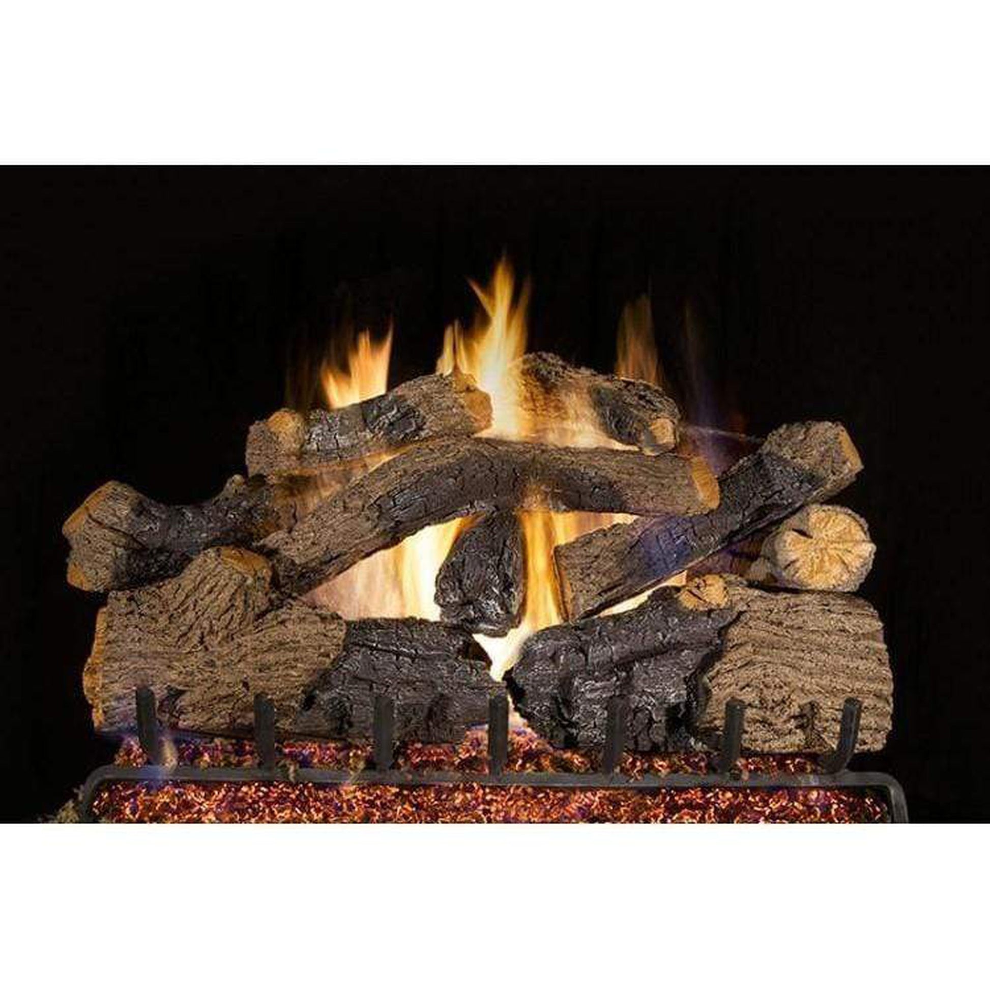 Real Fyre 36" Charred Grizzly Oak Vented Gas Log Set
