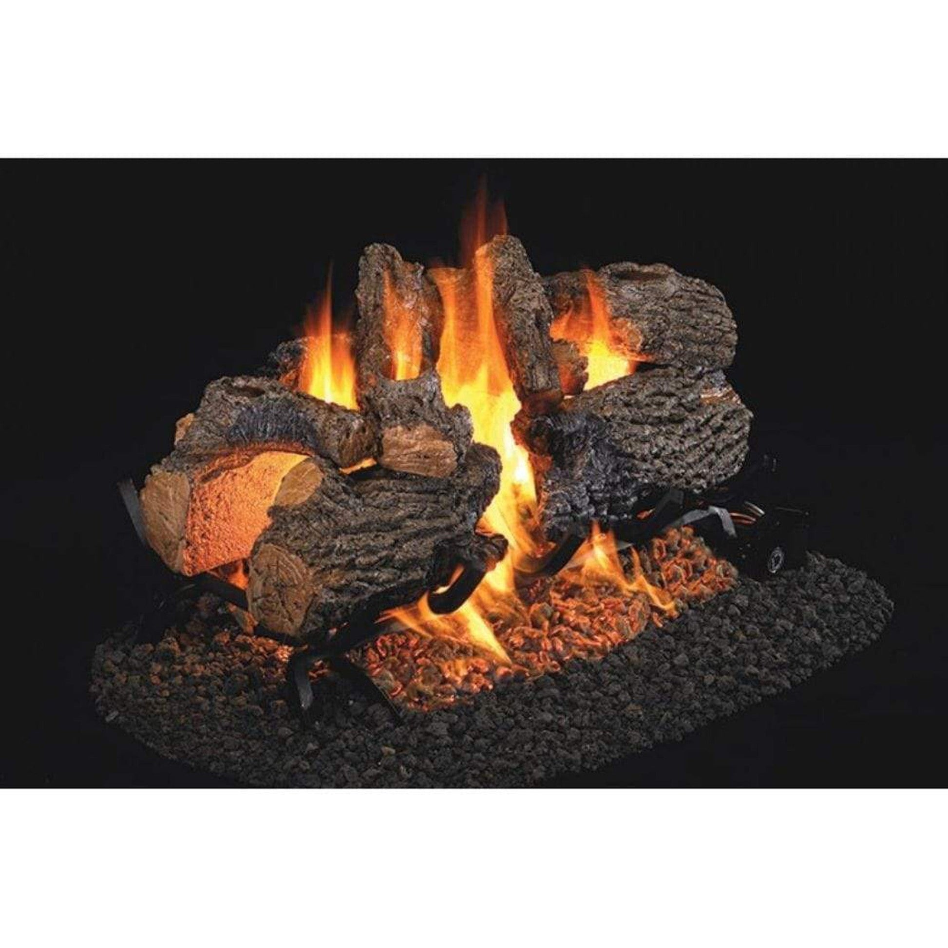 Real Fyre Charred Series 18" Charred Oak See-Thru Vented Gas Logs