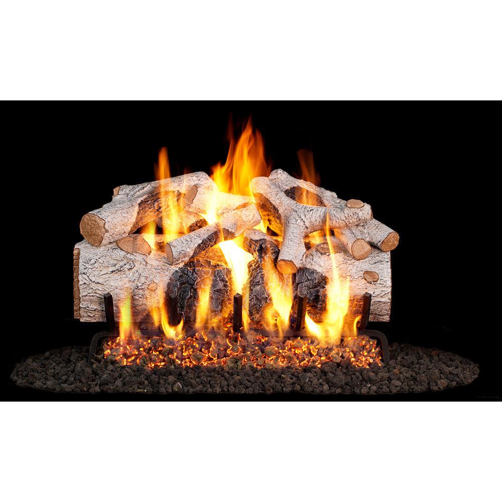 Real Fyre Charred Series 36" Charred Mountain Birch Vented Gas Logs