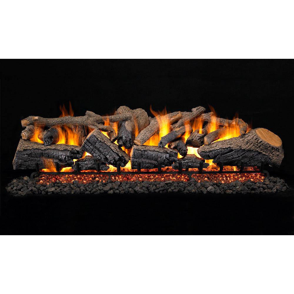 Real Fyre Charred Series 60" Charred Majestic Oak Vented Gas Logs