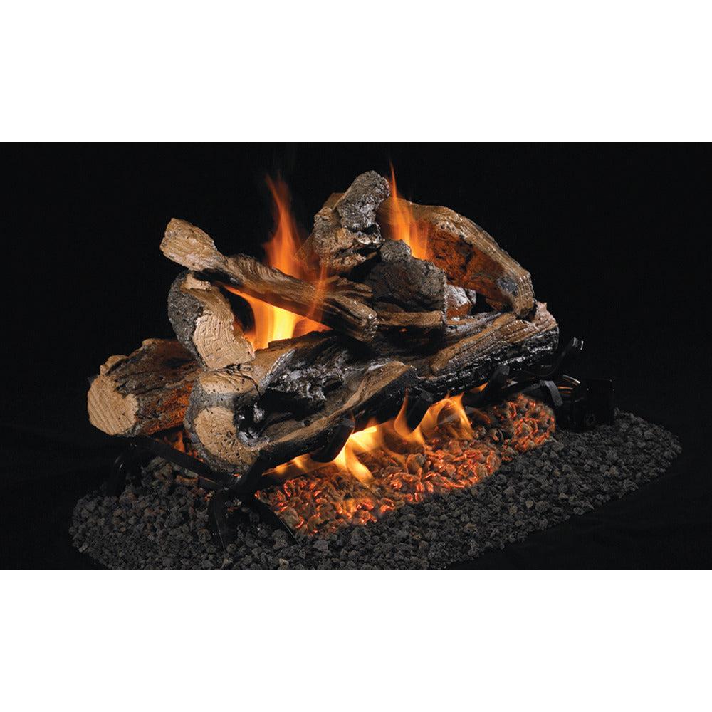 Real Fyre Designer Series 24" Rugged Split Oak See-Thru Vented Gas Logs