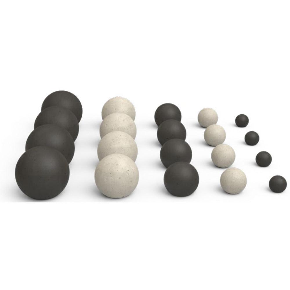 Real Fyre Graystone Mixed Select Fyre Spheres Set for 24" P45 Pan Burner
