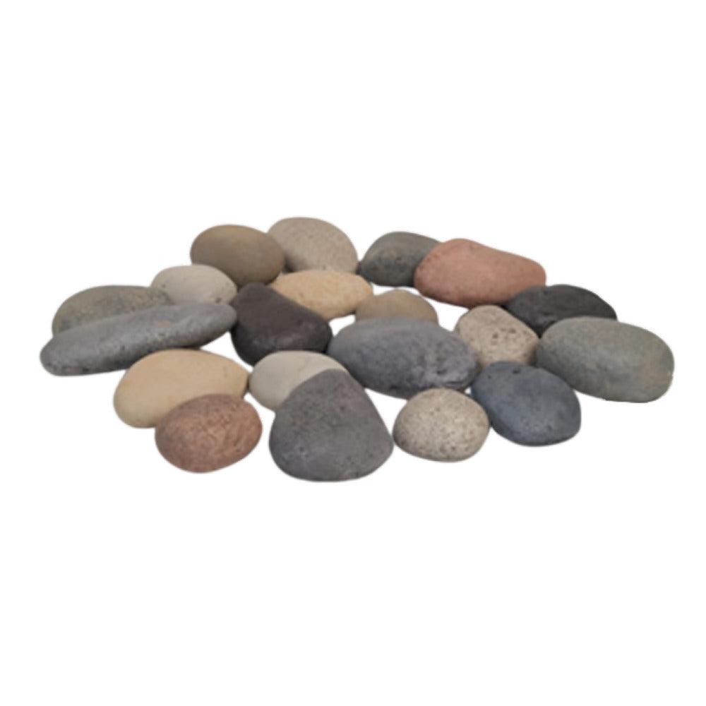 Real Fyre Set of 20 Designer River Rock Fyre Stones